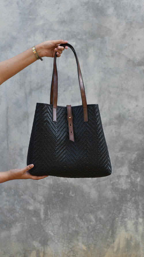Woven Slate Lazy Bailey