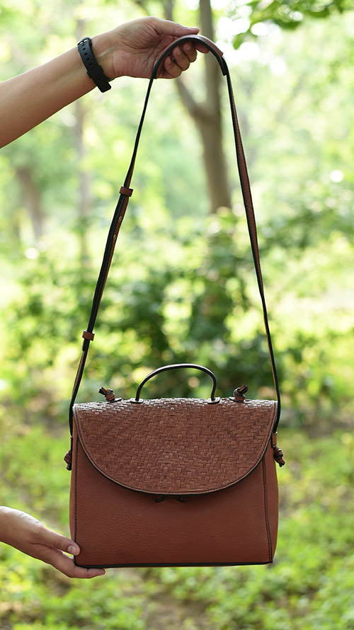Woven Honey Almond Monday Sling