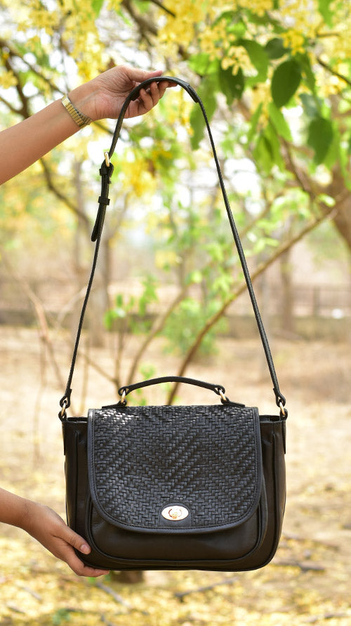 Woven Slate Scottie