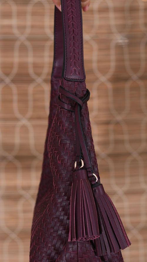 All Woven Twill Bordeaux Little Sunaina