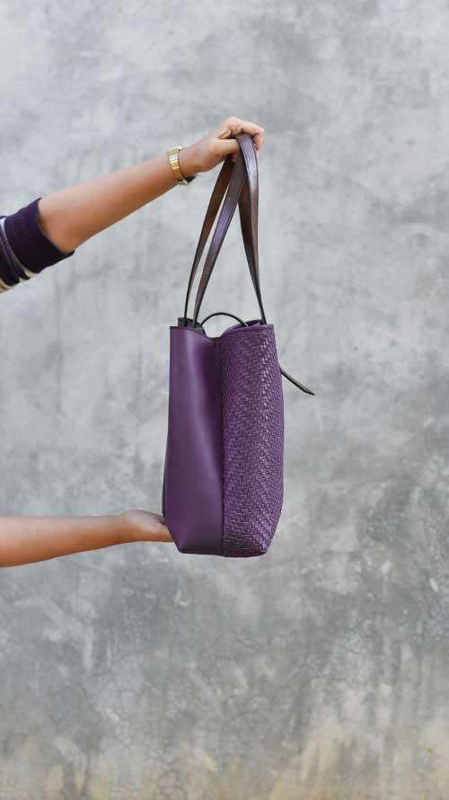 Woven Jamun Lazy Bailey