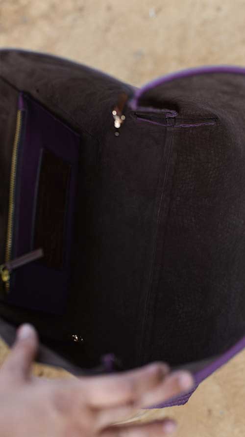 Woven Jamun Lazy Bailey