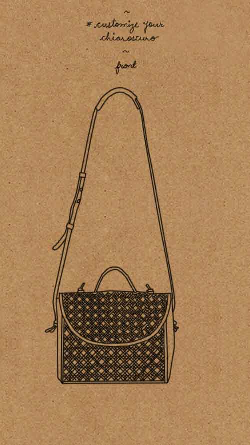 Slate Rattan Monday Sling