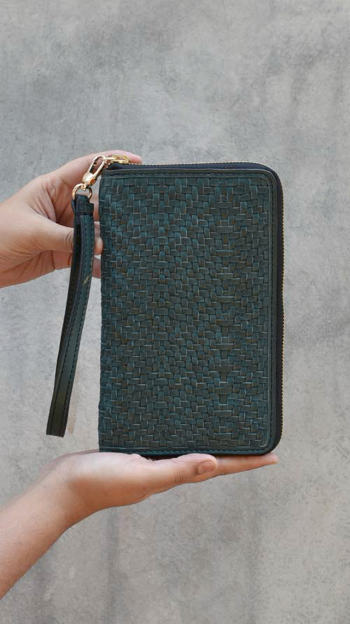 Woven Deep Peacock Luck