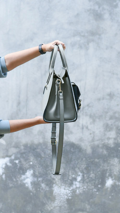 Woven Pewter Parker